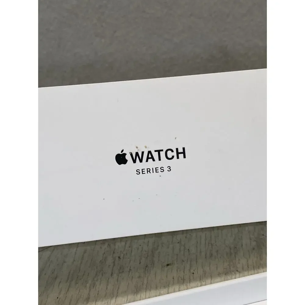 Apple Sport Band for Watch Series 3 Silver Aluminum White Size 38mm A1858